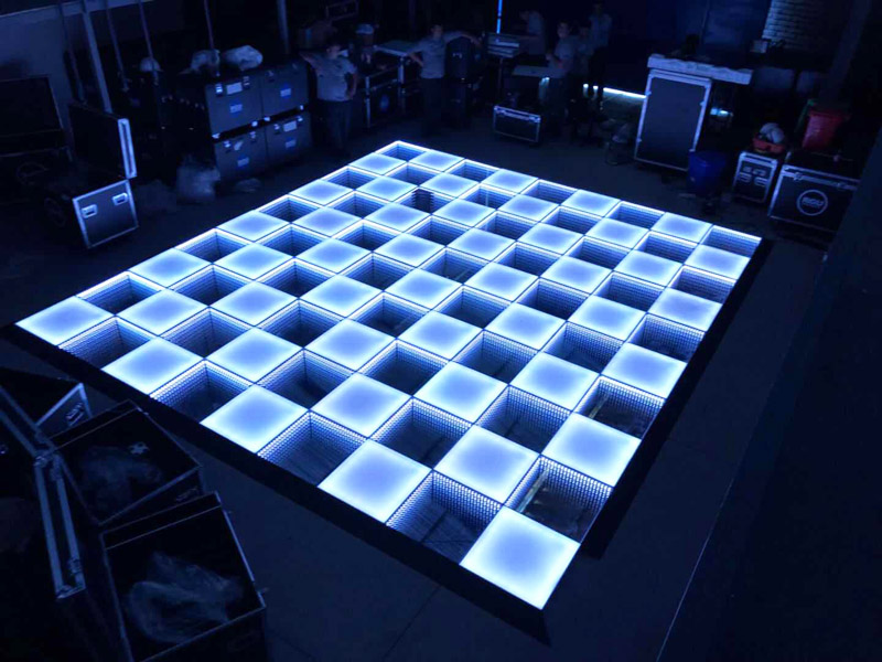 Dj Lights Magnet Wireless Led Dancing Floor Infinity Party Light Matte