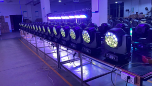 Led Stage Light System Zoom Wash Moving Head Bee Eye 19X15W Light K10 Rgbw